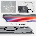 Etui plecki na iPhone 16 Plus Ultra Hybrid Mag z MagSafe - przezroczyste czarne