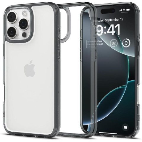 Etui plecki na iPhone 16 Pro Ultra Hybrid - przezroczyste szare Etui plecki na iPhone 16 Pro Ultra Hybrid - przezroczyste szare