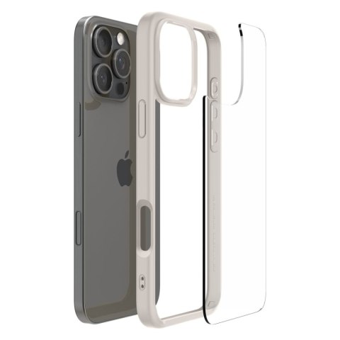 Etui plecki na iPhone 16 Pro Ultra Hybrid - tytanowe Etui plecki na iPhone 16 Pro Ultra Hybrid - tytanowe