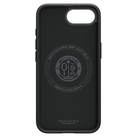 Etui plecki na iPhone 16e Liquid Air Mag MagSafe - czarny mat Etui plecki na iPhone 16e Liquid Air Mag MagSafe - czarny mat