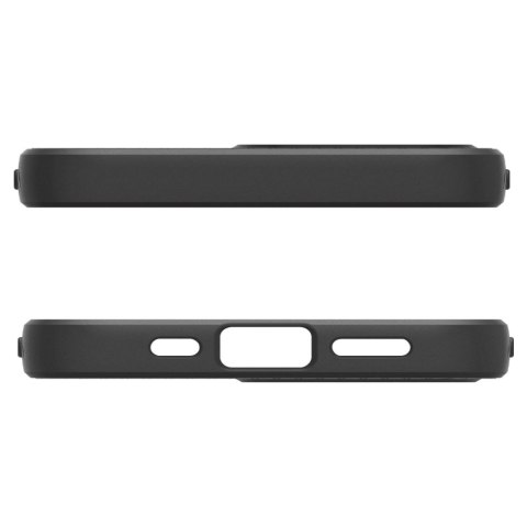 Etui plecki na iPhone 16e Liquid Air Mag MagSafe - czarny mat Etui plecki na iPhone 16e Liquid Air Mag MagSafe - czarny mat