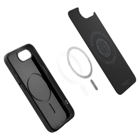 Etui plecki na iPhone 16e Liquid Air Mag MagSafe - czarny mat Etui plecki na iPhone 16e Liquid Air Mag MagSafe - czarny mat