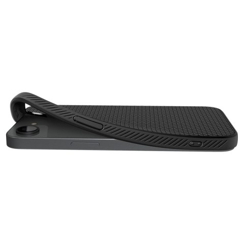 Etui plecki na iPhone 16e Liquid Air Mag MagSafe - czarny mat Etui plecki na iPhone 16e Liquid Air Mag MagSafe - czarny mat