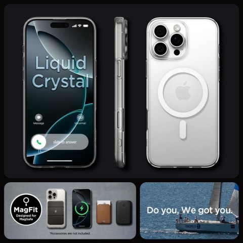 Etui pokrowiec na iPhone 16 Pro Liquid Crystal Mag MagSafe - przezroczyste Etui pokrowiec na iPhone 16 Pro Liquid Crystal Mag MagSafe - przezroczyste