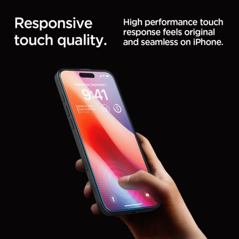Szkło hartowane na iPhone 16 Pro Glas.tR EZ Fit - 2 szt. Szkło hartowane na iPhone 16 Pro Glas.tR EZ Fit - 2 szt.