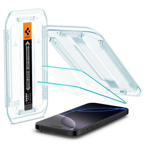 Szkło hartowane na iPhone 16 Pro Glas.tR EZ Fit - 2 szt. Szkło hartowane na iPhone 16 Pro Glas.tR EZ Fit - 2 szt.