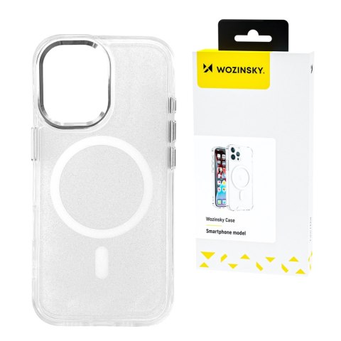Etui na Samsung Galaxy S25+ Glitter Case z Mag Safe - przezroczyste z brokatem Etui na Samsung Galaxy S25+ Glitter Case z Mag Safe - przezroczyste z brokatem