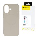Etui na Samsung Galaxy S25 Liquid Silicone Case MagSafe - beżowe