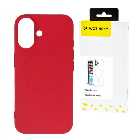 Etui na Samsung Galaxy S25 Liquid Silicone Case MagSafe - czerwone