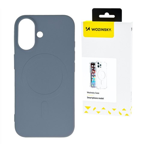Etui na Samsung Galaxy S25 Liquid Silicone Case MagSafe - szare Etui na Samsung Galaxy S25 Liquid Silicone Case MagSafe - szare