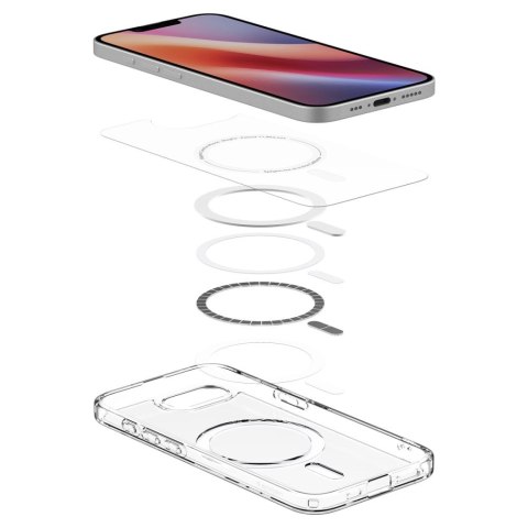 Etui na iPhone 16e Ultra Hybrid MagSafe - przezroczyste Etui na iPhone 16e Ultra Hybrid MagSafe - przezroczyste