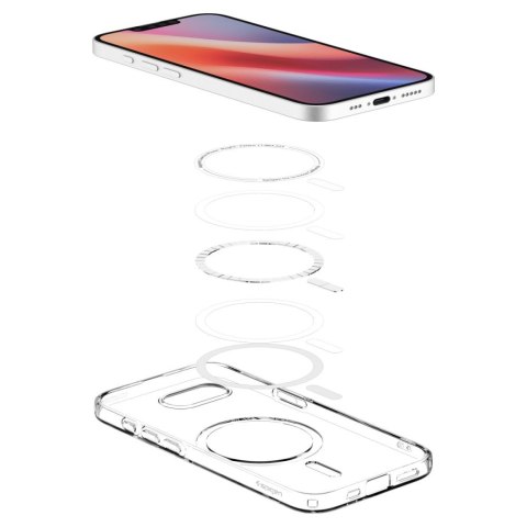 Etui na iPhone 16e z MagSafe Liquid Crystal Mag - przezroczyste Etui na iPhone 16e z MagSafe Liquid Crystal Mag - przezroczyste