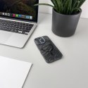 Etui ochronne na Samsung Galaxy S25 Glitter Case z Mag Safe - czarne z brokatem