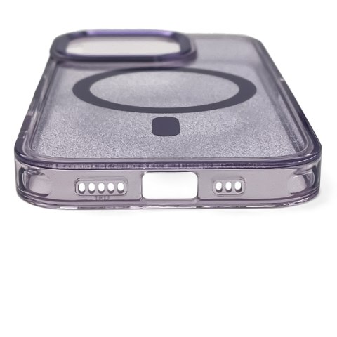 Etui ochronne na Samsung Galaxy S25 Glitter Case z Mag Safe - fioletowe z brokatem Etui ochronne na Samsung Galaxy S25 Glitter Case z Mag Safe - fioletowe z brokatem