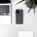 Etui ochronne na Samsung Galaxy S25 Glitter Case z Mag Safe - fioletowe z brokatem