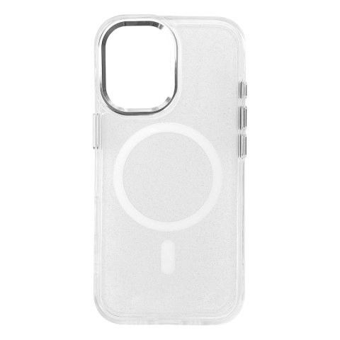 Etui ochronne na Samsung Galaxy S25 Glitter Case z Mag Safe - przezroczyste z brokatem Etui ochronne na Samsung Galaxy S25 Glitter Case z Mag Safe - przezroczyste z brokatem