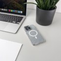 Etui ochronne na Samsung Galaxy S25 Glitter Case z Mag Safe - przezroczyste z brokatem