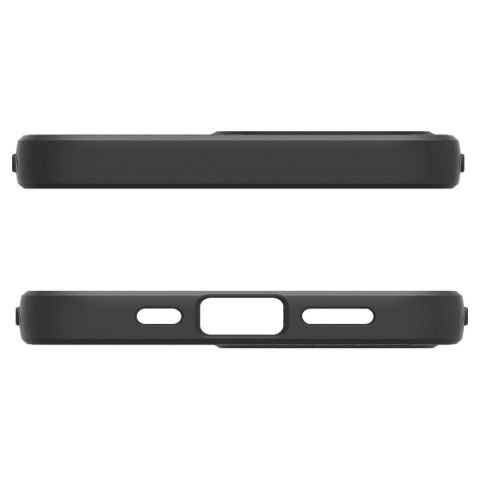 Etui ochronne na iPhone 16e Spigen Liquid Air - czarny mat Etui ochronne na iPhone 16e Spigen Liquid Air - czarny mat