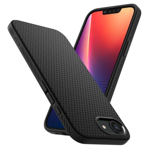 Etui ochronne na iPhone 16e Spigen Liquid Air - czarny mat Etui ochronne na iPhone 16e Spigen Liquid Air - czarny mat