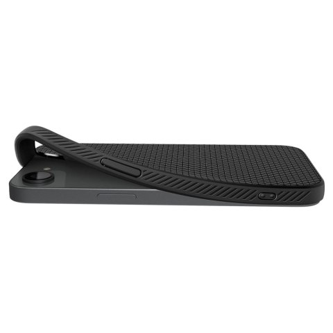 Etui ochronne na iPhone 16e Spigen Liquid Air - czarny mat Etui ochronne na iPhone 16e Spigen Liquid Air - czarny mat