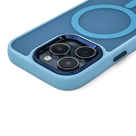 Etui plecki na Samsung Galaxy S25 Fashion Case MagSafe - niebieskie Etui plecki na Samsung Galaxy S25 Fashion Case MagSafe - niebieskie