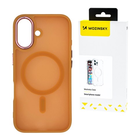 Etui plecki na Samsung Galaxy S25 Fashion Case MagSafe - pomarańczowe