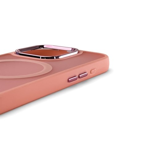 Etui plecki na Samsung Galaxy S25 Fashion Case MagSafe - różowe Etui plecki na Samsung Galaxy S25 Fashion Case MagSafe - różowe