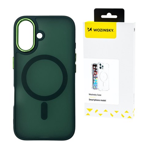 Etui plecki na Samsung Galaxy S25 Fashion Case MagSafe - zielone Etui plecki na Samsung Galaxy S25 Fashion Case MagSafe - zielone
