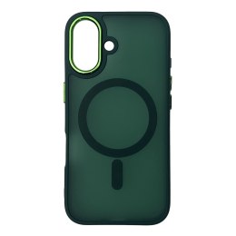 Etui plecki na Samsung Galaxy S25 Fashion Case MagSafe - zielone