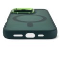 Etui plecki na Samsung Galaxy S25 Fashion Case MagSafe - zielone