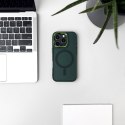 Etui plecki na Samsung Galaxy S25 Fashion Case MagSafe - zielone
