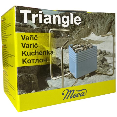 Kuchenka turystyczna na kartusze gazowe TRIANGLE 3 palniki zapalniczka 2,3 kW Kuchenka turystyczna na kartusze gazowe TRIANGLE 3 palniki zapalniczka 2,3 kW