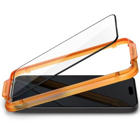 Szkło hartowane ochronne na iPhone 15 Plus ALM Glass FC - czarne 2 szt. Szkło hartowane ochronne na iPhone 15 Plus ALM Glass FC - czarne 2 szt.
