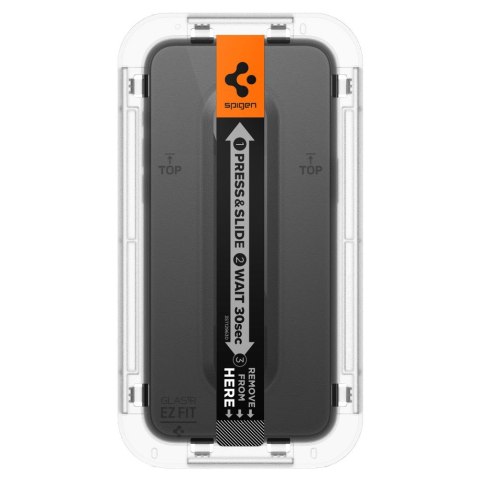 Szkło hartowane ochronne na iPhone 15 Plus Glas.tR EZ Fit FC - czarne 2 szt. Szkło hartowane ochronne na iPhone 15 Plus Glas.tR EZ Fit FC - czarne 2 szt.