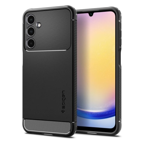 Etui case na Samsung Galaxy A25 5G Rugged Armor - czarny mat Etui case na Samsung Galaxy A25 5G Rugged Armor - czarny mat