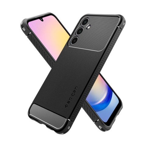 Etui case na Samsung Galaxy A25 5G Rugged Armor - czarny mat Etui case na Samsung Galaxy A25 5G Rugged Armor - czarny mat