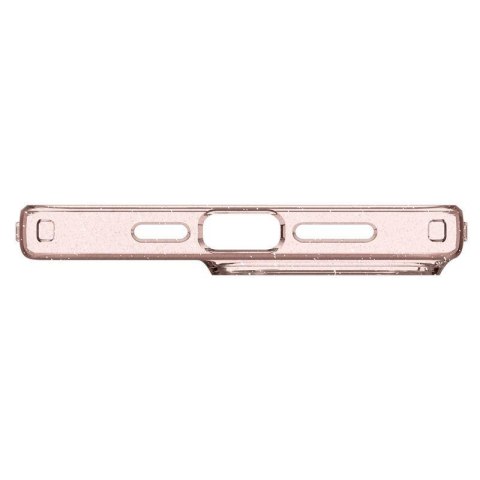 Etui case na iPhone 15 Pro Liquid Crystal Glitter - różowo przezroczyste Etui case na iPhone 15 Pro Liquid Crystal Glitter - różowo przezroczyste