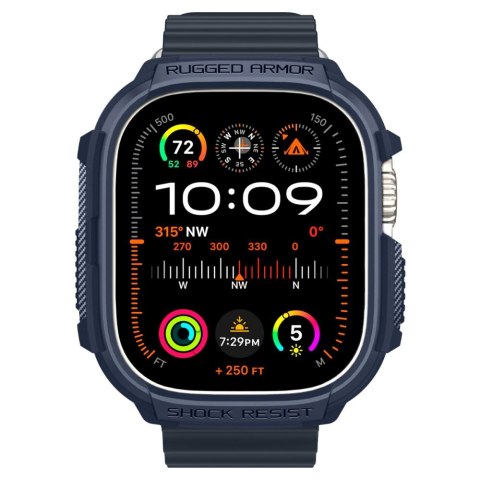 Etui ochronne na Apple Watch Ultra 1 / 2 Rugged Armor 49 mm - granatowe Etui ochronne na Apple Watch Ultra 1 / 2 Rugged Armor 49 mm - granatowe