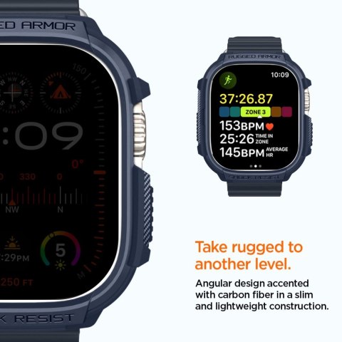 Etui ochronne na Apple Watch Ultra 1 / 2 Rugged Armor 49 mm - granatowe Etui ochronne na Apple Watch Ultra 1 / 2 Rugged Armor 49 mm - granatowe
