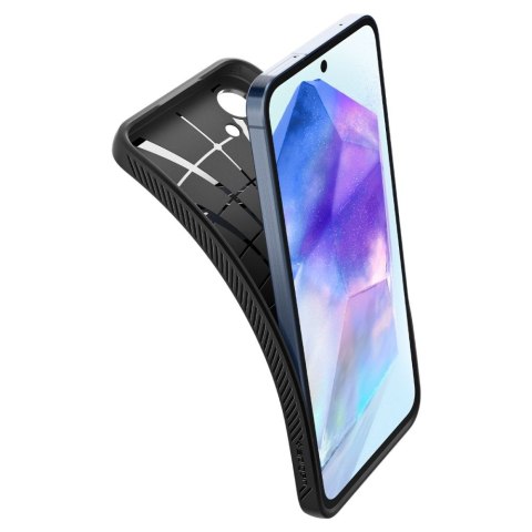 Etui ochronne na Samsung Galaxy A55 5G Liquid Air - czarny mat Etui ochronne na Samsung Galaxy A55 5G Liquid Air - czarny mat