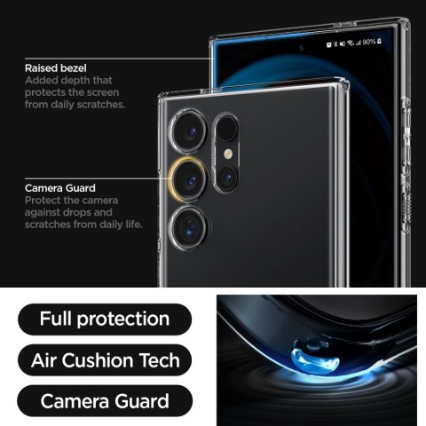 Etui ochronne na Samsung Galaxy S24 Ultra Liquid Crystal - przezroczyste Etui ochronne na Samsung Galaxy S24 Ultra Liquid Crystal - przezroczyste