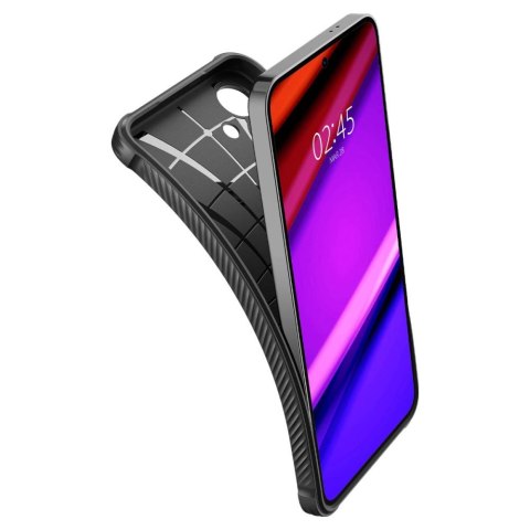 Etui plecki na Samsung Galaxy S24 Rugged Armor - czarny mat Etui plecki na Samsung Galaxy S24 Rugged Armor - czarny mat