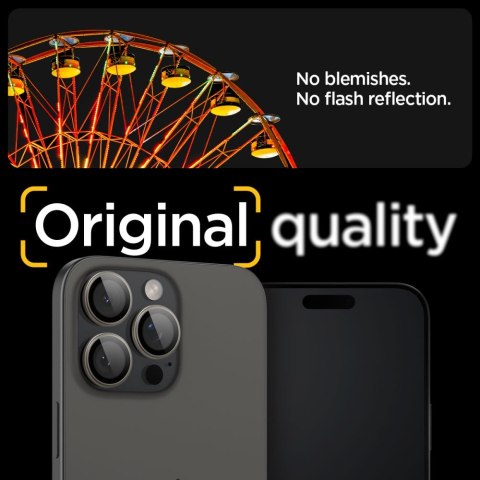 Osłona aparatu na iPhone 14 Pro / Pro Max / 15 Pro / Pro Max tytan naturalny - 2 szt. Osłona aparatu na iPhone 14 Pro / Pro Max / 15 Pro / Pro Max tytan naturalny - 2 szt.