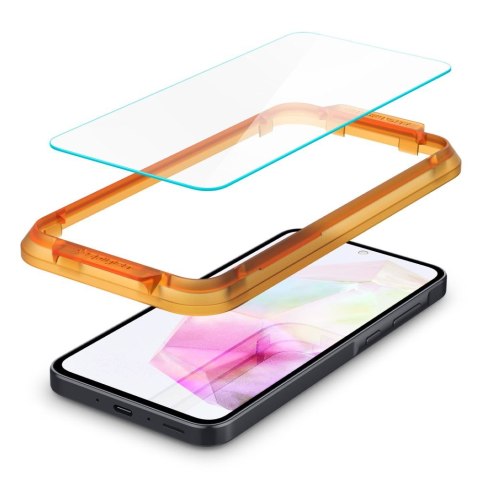 Szkło hartowane z ramką montażową na Samsung Galaxy A35 Glas tR AlignMaster - 2 szt. Szkło hartowane z ramką montażową na Samsung Galaxy A35 Glas tR AlignMaster - 2 szt.