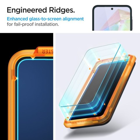 Szkło hartowane z ramką montażową na Samsung Galaxy A35 Glas tR AlignMaster - 2 szt. Szkło hartowane z ramką montażową na Samsung Galaxy A35 Glas tR AlignMaster - 2 szt.