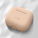 Etui ochronne silikonowe na słuchawki Apple AirPods 4 - beżowe