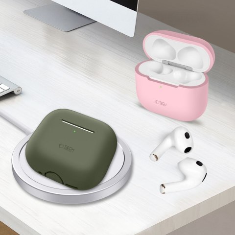Etui ochronne silikonowe na słuchawki Apple AirPods 4 - beżowe Etui ochronne silikonowe na słuchawki Apple AirPods 4 - beżowe
