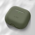 Etui ochronne silikonowe na słuchawki Apple AirPods 4 - oliwkowe