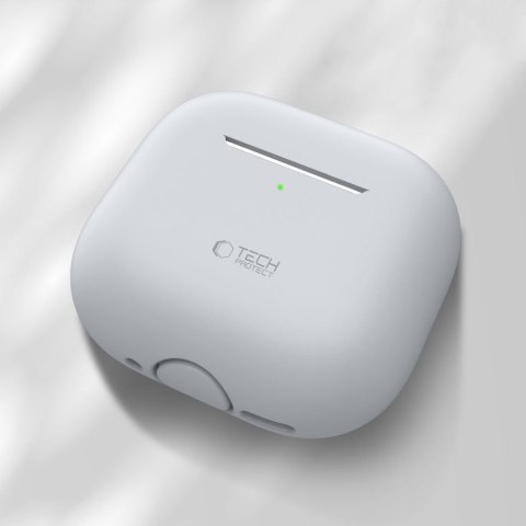 Etui ochronne silikonowe na słuchawki Apple AirPods 4 - szare Etui ochronne silikonowe na słuchawki Apple AirPods 4 - szare