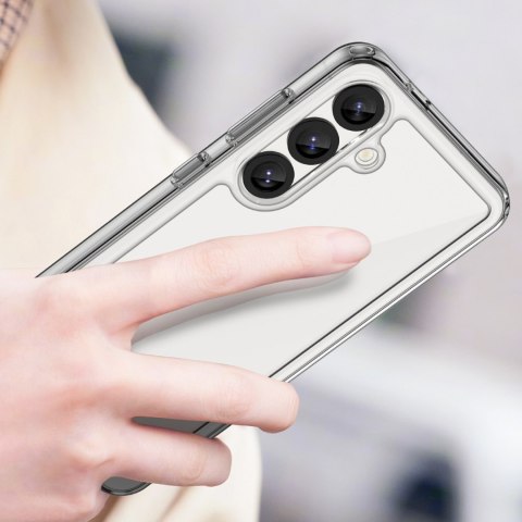 Etui z żelową ramką na Samsung Galaxy F06 5G Outer Space Case - przezroczyste Etui z żelową ramką na Samsung Galaxy F06 5G Outer Space Case - przezroczyste